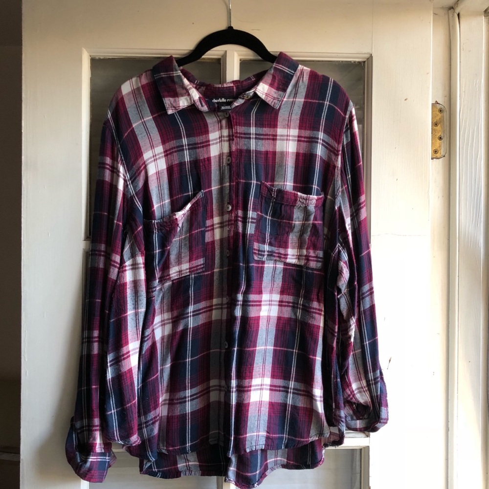 Plaid button up